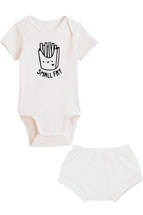 CONJUNTO BODY VERÃO SMALL FRY BRANCO DUDUGOS KIDS
